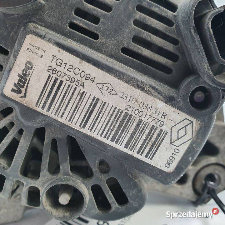 ALTERNATOR DACIA SANDERO 2607395A osobowe Pozostałe kujawsko-pomorskie Lipno