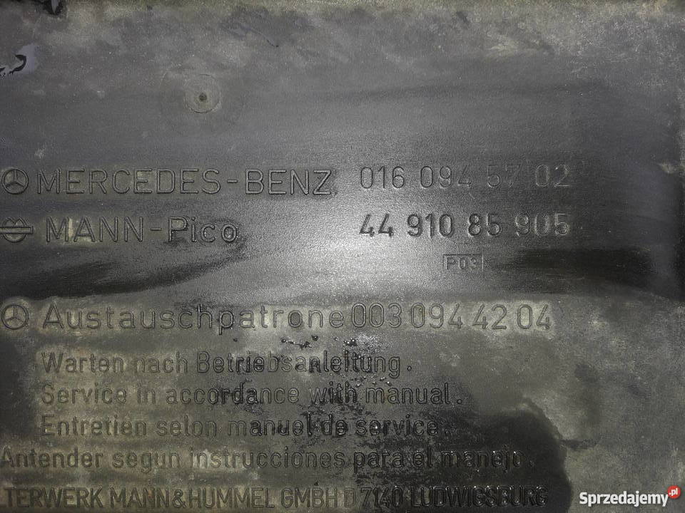 mercedes 1820 1824 1722 obudowa filtra powietrza Mercedes