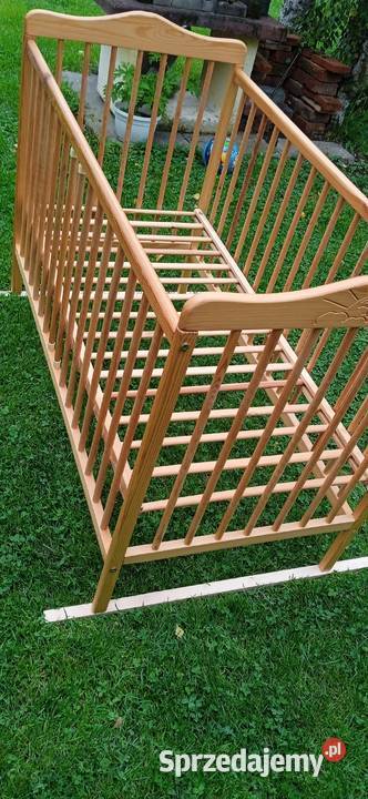 Łóżeczko dziecięce drewniane małopolskie Andrychów