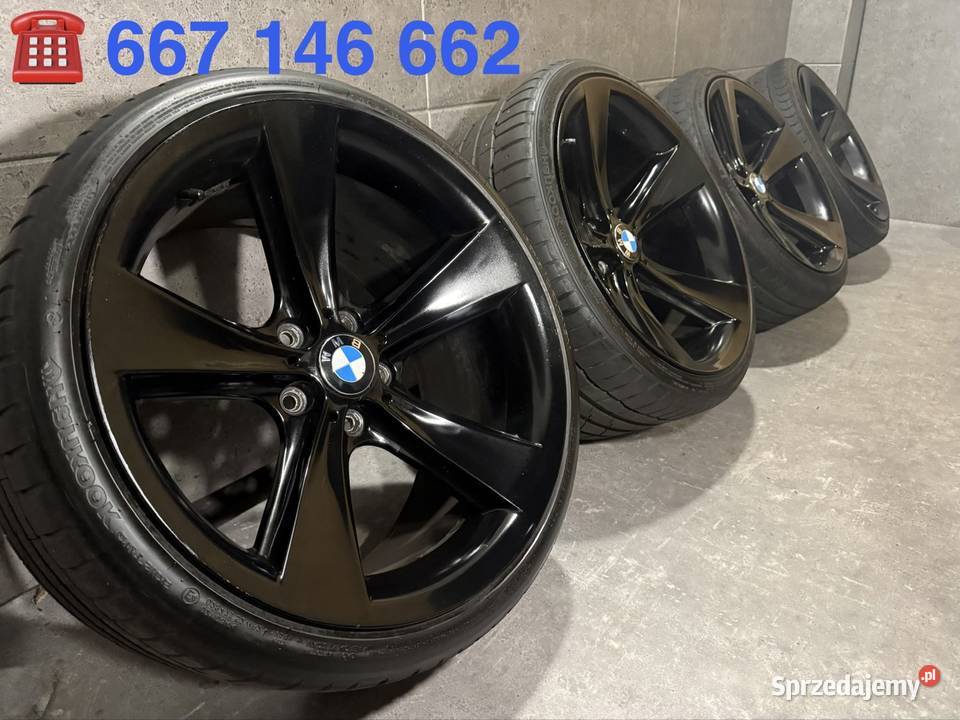 19 styl 128 BMW e60 e61 e92 e93 5x120 9J ET22 Opony i felgi wielkopolskie Lubasz