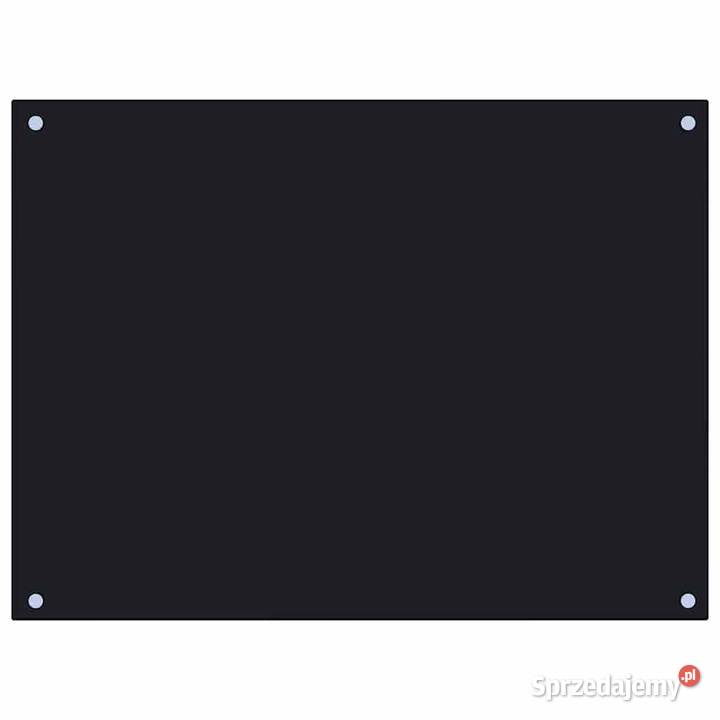 Panel ochronny do kuchni czarny 80x60 szkło Warszawa