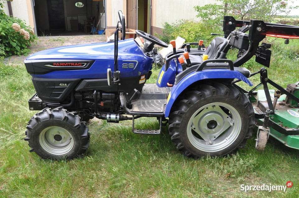 Ciagnik Farmtrac 26 4x4 kosiarka glebozgryzarka Opoczno