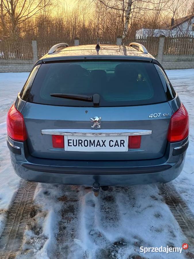 FAJNY I ZADBANY PEUGEOT 407 W benzyna plus gaz Ruda Śląska