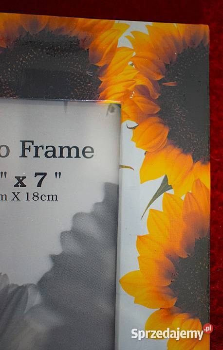 Kwiatowa ramka na zdjęcia słoneczniki Ramki i ramy kujawsko-pomorskie Chełmno sprzedam