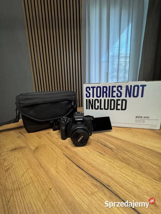 Canon EOS M50 1545mm torba stan idealny komplet