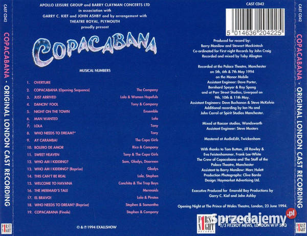 Barry Manilow Bruce Sussman Jack Feldman Barry 1 płyta Płyty i kasety sprzedam