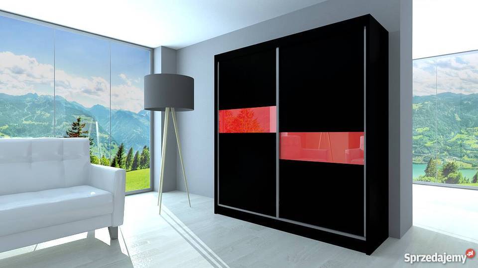 Nowoczesne Pojemne Szafy Przesuwne Super 200cm