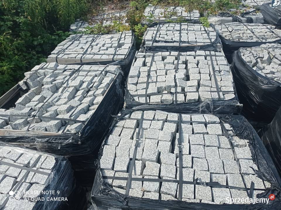 Kostka granitowa z płyt 10x10 płomieniowana dolnośląskie sprzedam
