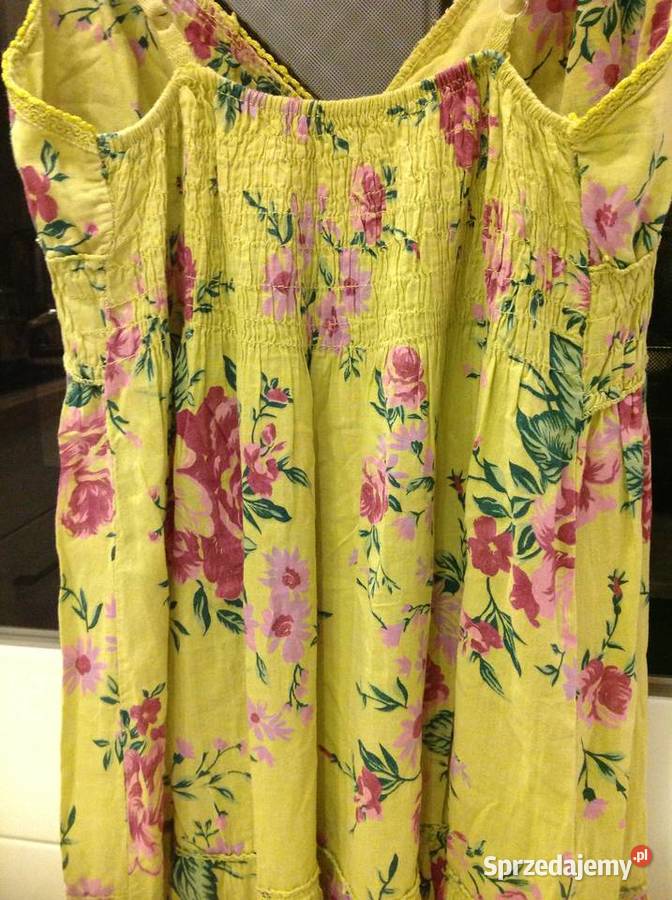 Długa Sukienka Letnia Damska Made in Italy XSS Nowa Sól