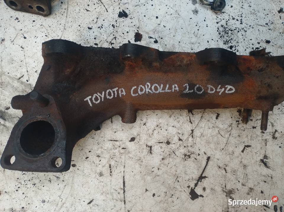TOYOTA AVENSIS COROLLA 20 D4D kolektor wydechowy osobowe Kielce sprzedam