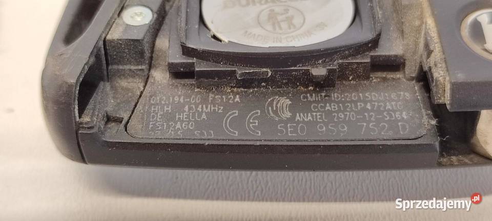 SKODA OCTAVIA III KLUCZYK PILOT 5E0959752D