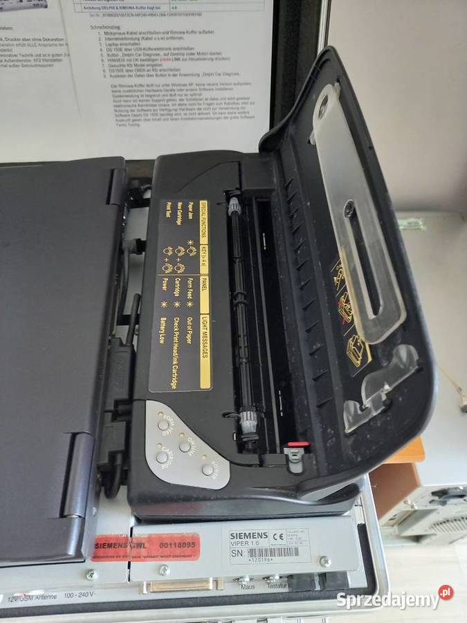 Laptop Dell drukarka Olivetti stacja dokująca Susz sprzedam