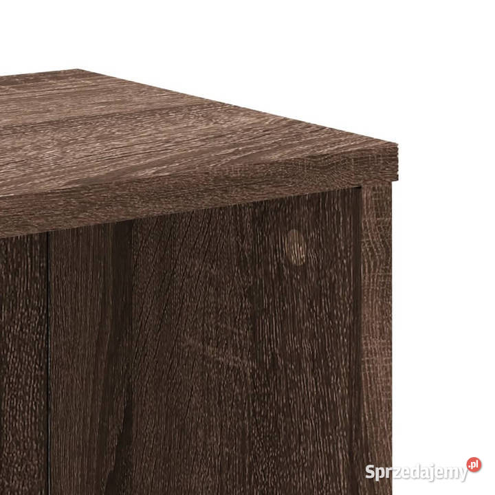Regał brązowy dąb 50x25x105 materiał Warszawa