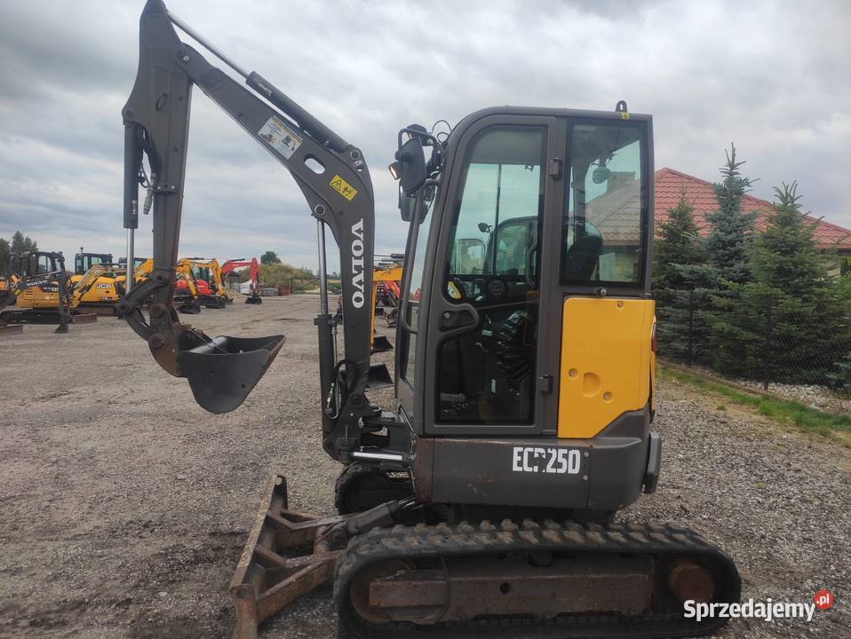 Minikoparka Volvo Ecr 25 D 2019r 1900 mtg waga Ryżki