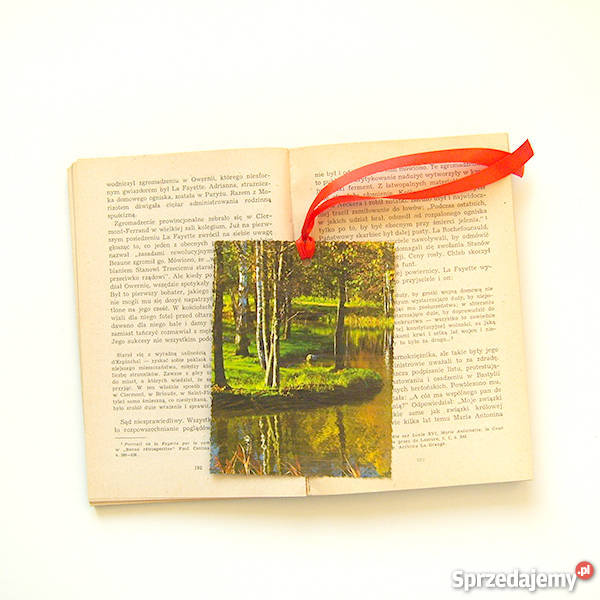 jesień zakładka do książki z pejzażem zakładka Katowice sprzedam