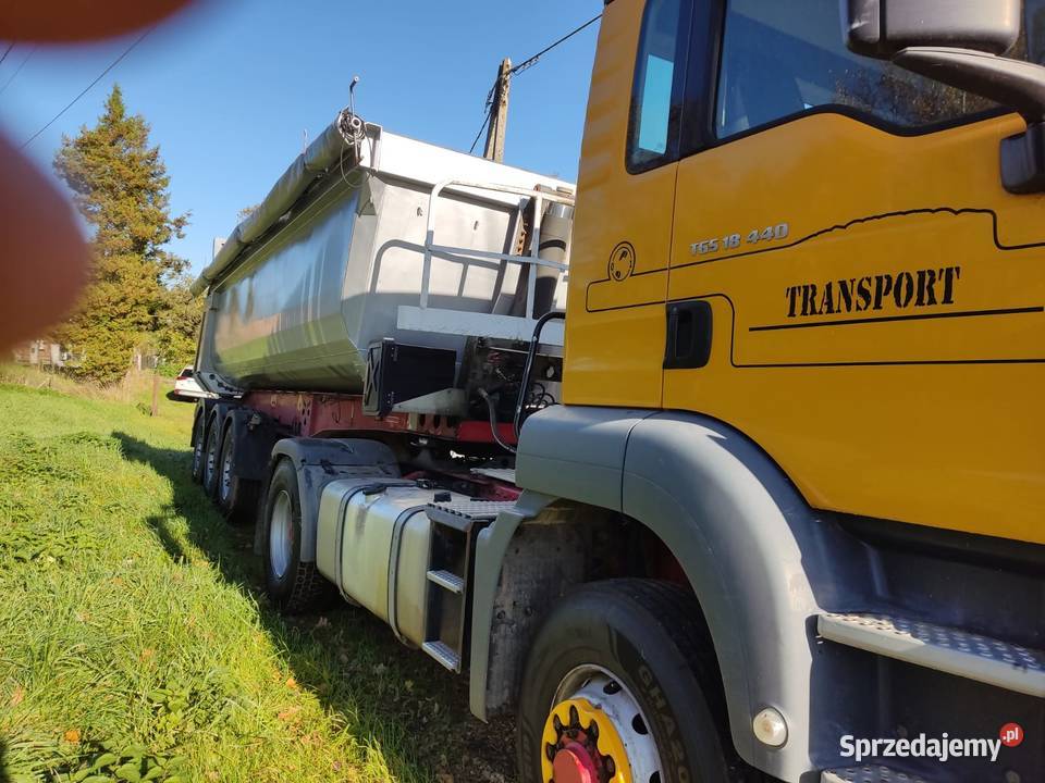 MAN TGSTGX 4x4 18440 Naczepa wywrotka Schmitz Wadowice