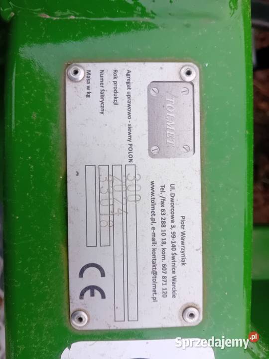 Agregat uprawowy Tolmet 3m 2024 Chojewo