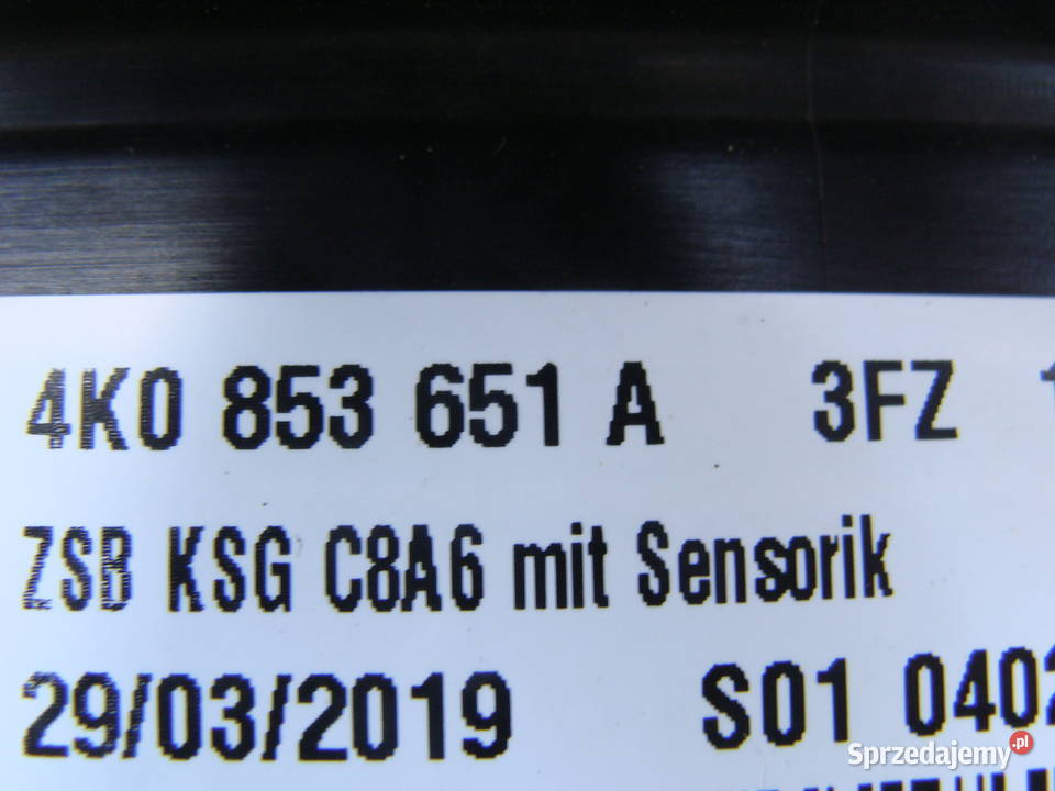 AUDI A6 C8 GRILL ATRAPA CHŁODNICY 4K0853651A Goleniów