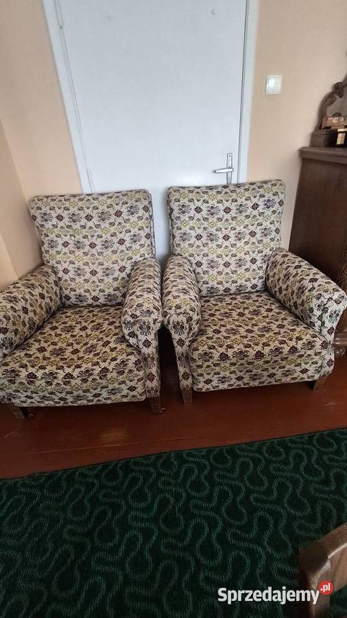 Przedwojenny komplet wypoczynkowy sofa 2 fotele Olsztyn