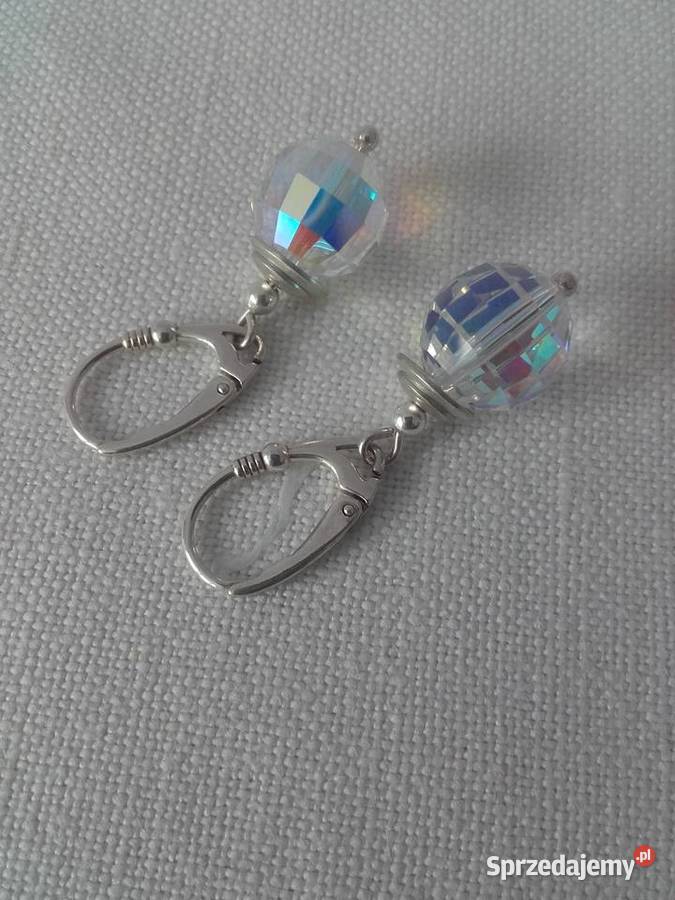 kolczyki z kryształami swrovskiego Kolczyki mazowieckie Warszawa