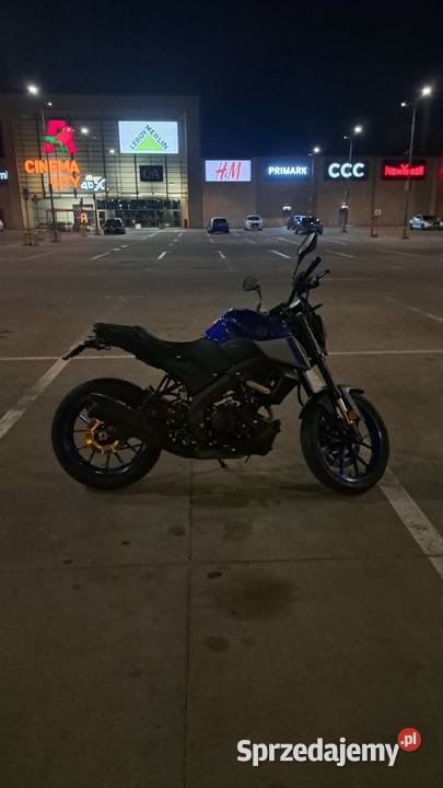 Yamaha MT125 ABS 2022 8200 kat A1 kat B Rok produkcji 2022 Lublin