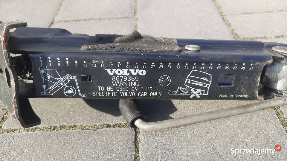 Oryginalny Lewarek podnośnik Volvo 8679369 made Ostrowiec Świętokrzyski