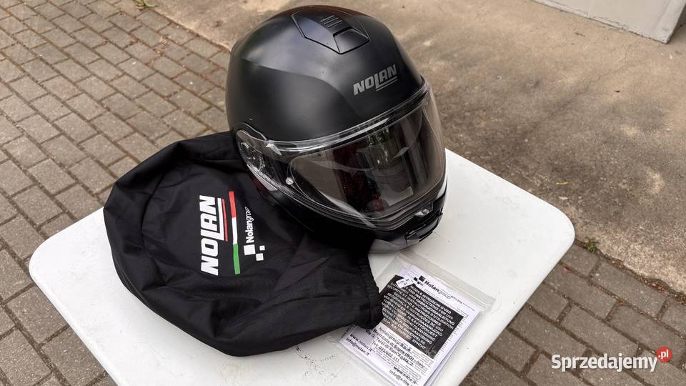 Kask motocyklowy Nolan N1005 Czarny XXL interkom Zelów
