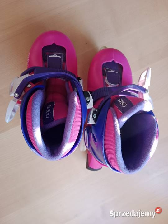 OXELO Rolki dzieci Play3 różowofioletowe Poznań