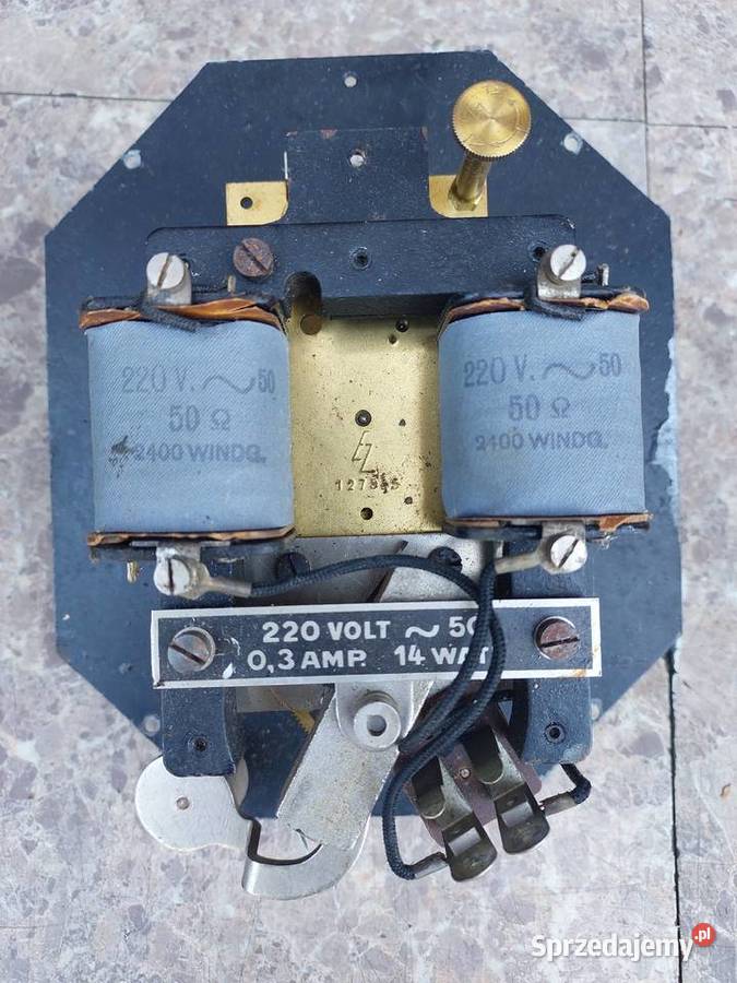 M205 Mechanizm starego zegara sterującego sprzedam