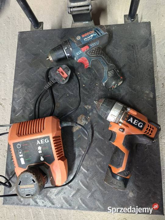 Wkrętarka akumulatorowa AEG i Bosch Sandomierz sprzedam