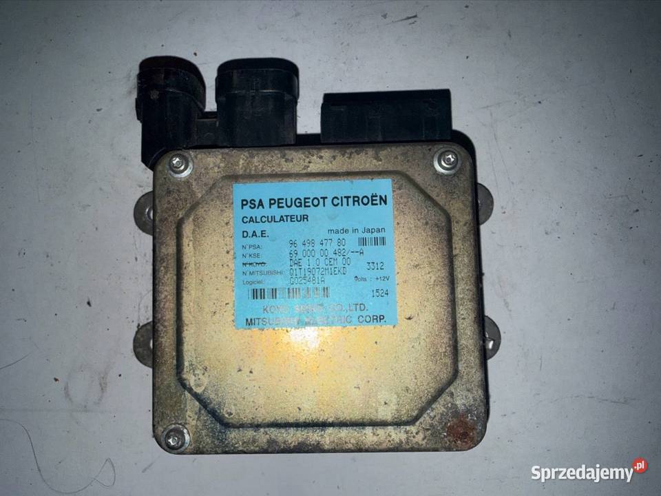Sterownik wspomagania KOYO 9649847780 Citroen C3 Ostrów Wielkopolski