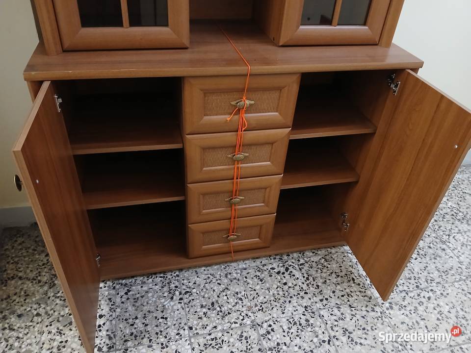 Kredens brązowy 116x191x46 Lublin sprzedam