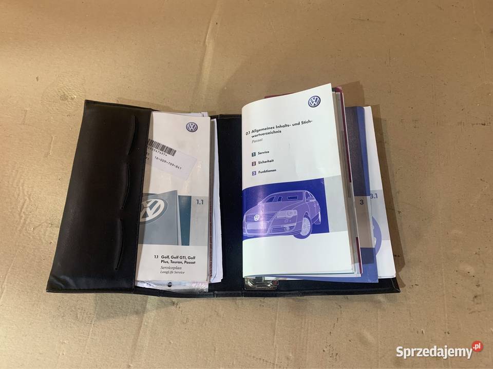 Książka serwisowa instrukcja vw passat b6 Rok produkcji 2006 Szczecin