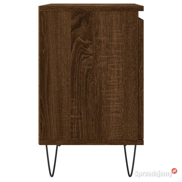 Szafka nocna brązowy dąb 40x30x50 materiał Nocne Warszawa