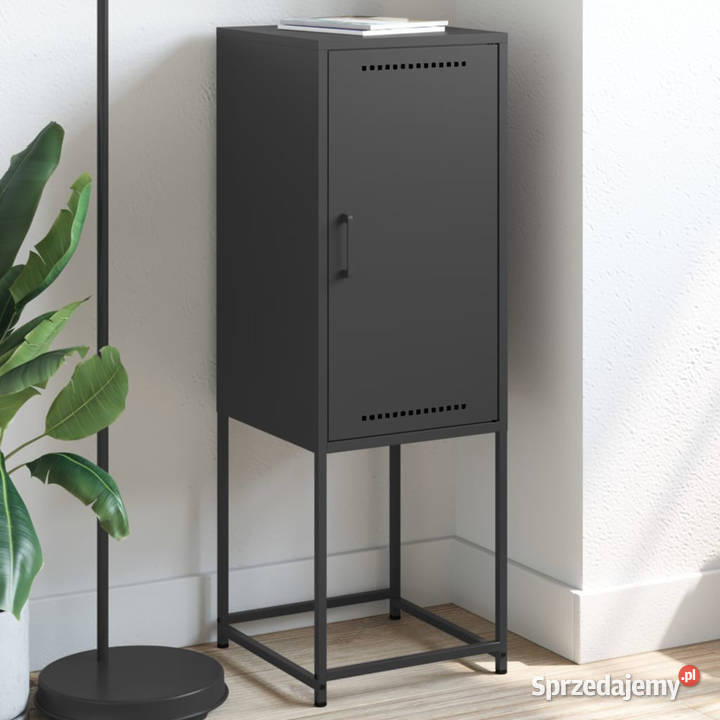 Szafka czarna 36x39x107 stal WM846530 Warszawa