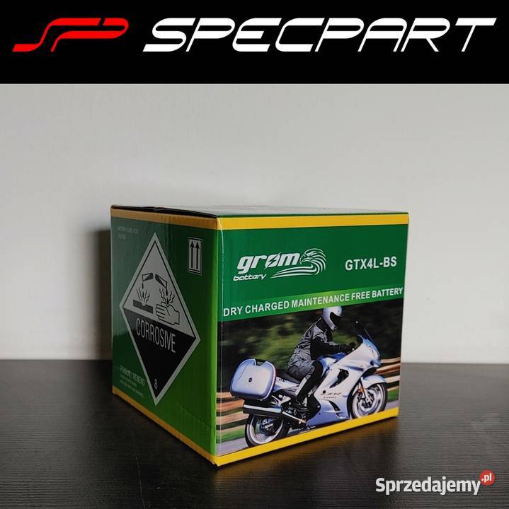 Akumulator motocyklowy GROM GTX4LBS YTX4LBS 12V Grudziądz