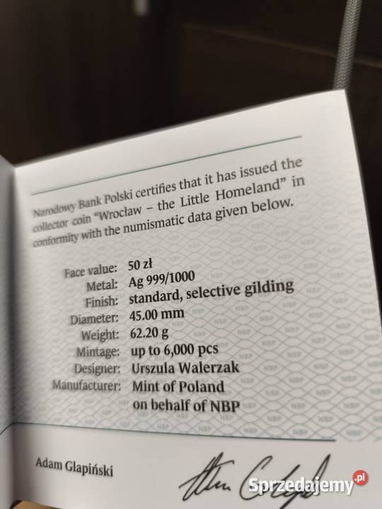 50 moneta Wrocław moja mała ojczyzna