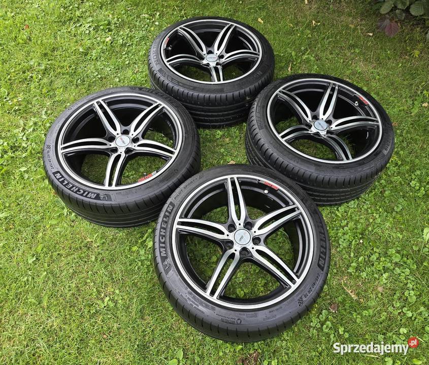 Sprzedam alufelgi MOTEC 19 5x112 z oponami Wielmoża