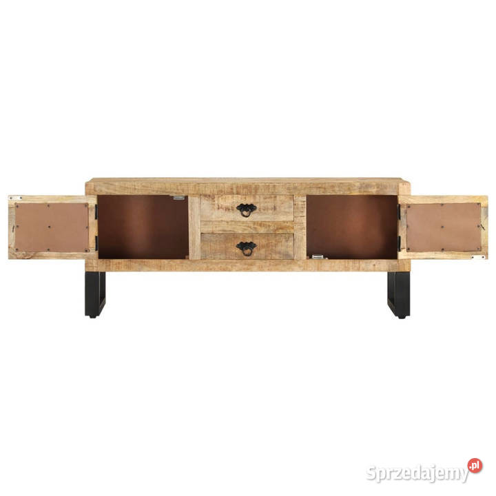 Szafka pod telewizor 110x30x45 surowe drewno Warszawa