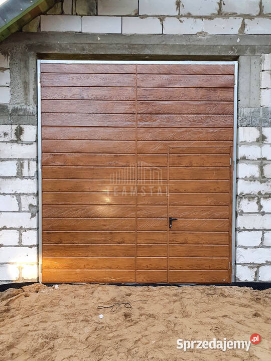 Bramy garażowe na wymiar dwuskrzydłowe ocieplone Kłodzko