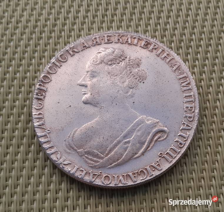 MonetaNumizmatKopia RUBEL 1727 KATARZYNA I 35 Pruszków