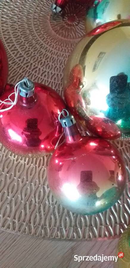 Bombki z czasów prl Porcelana i szkło Przedbórz