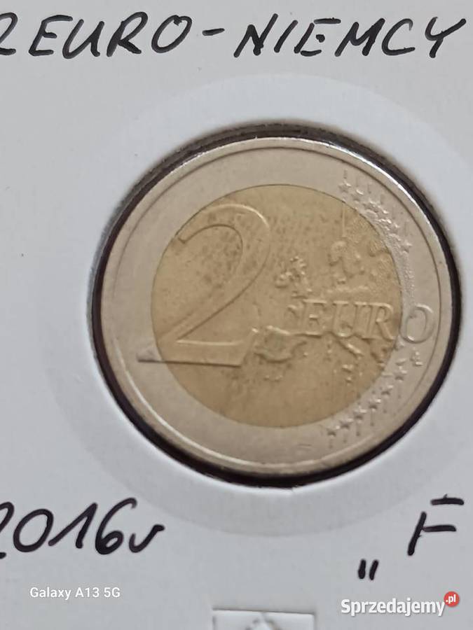 2 Euro Niemcy 2016 r mennica F Konin sprzedam
