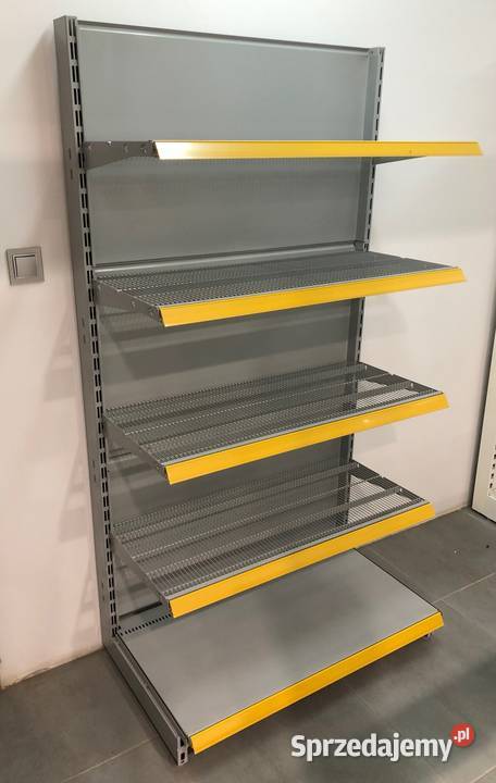 Regał sklepowy metalowy przyścienny siatkowy Ostrołęka sprzedam
