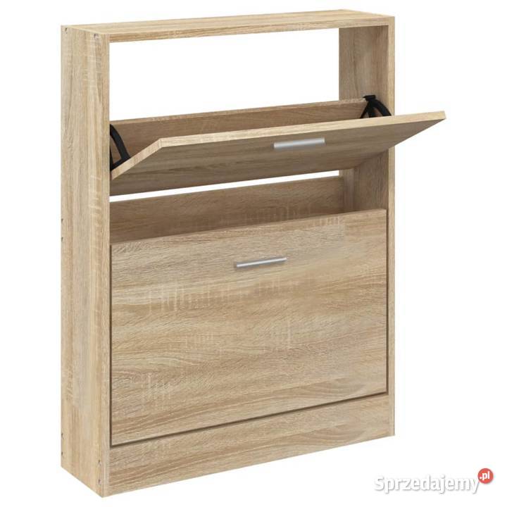 vidaXL Szafka na buty Dąb 59x17x81 Drewno Warszawa sprzedam