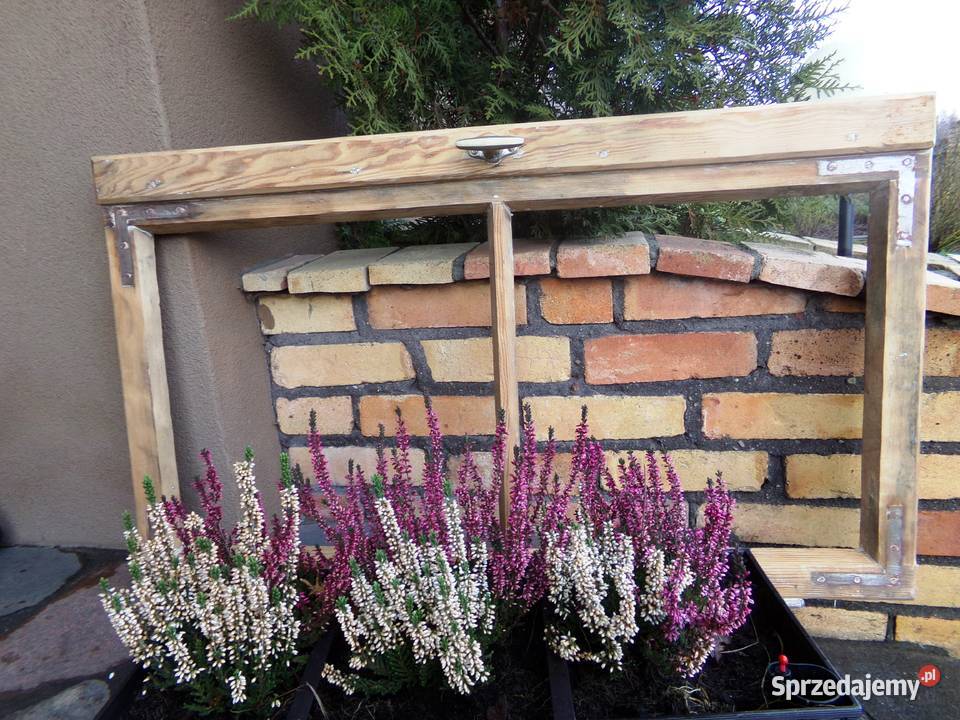 Stara rama na lustro aranżacja loft retro Ełk