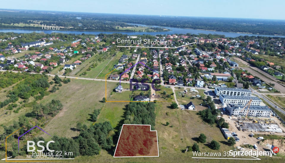 Działka Serock 1918m2 1918m2 sprzedam