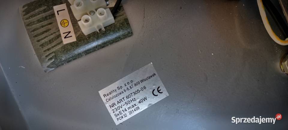 Lampa sufitowa LANCASTER firmy Reality lubuskie Gorzów Wielkopolski