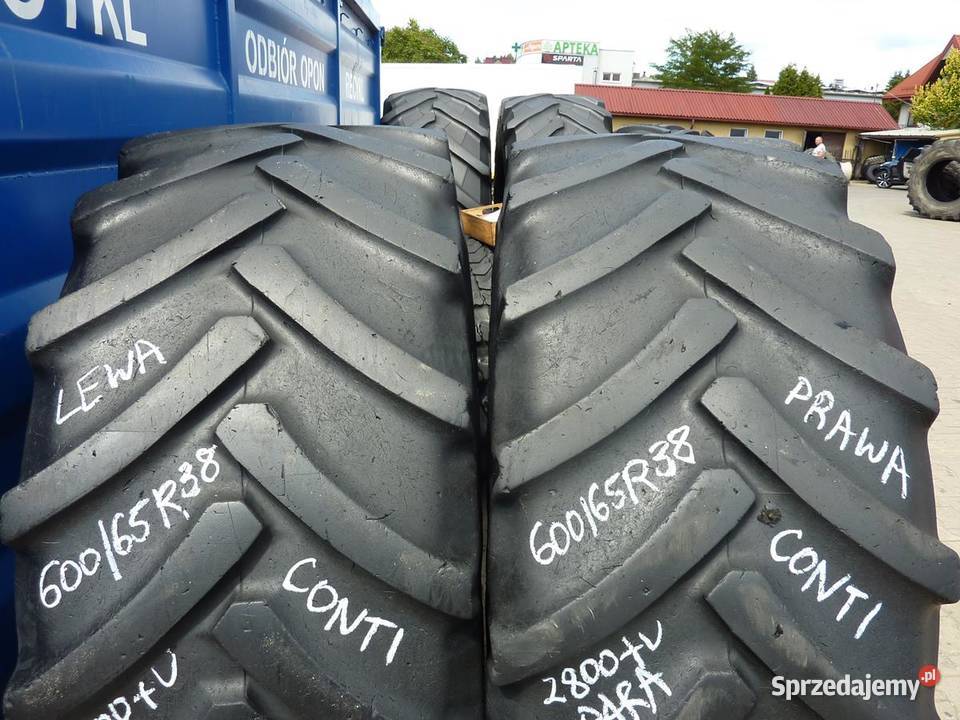 2x Opona używana rolnicza 60065R38 CONTINENTAL Rolnictwo