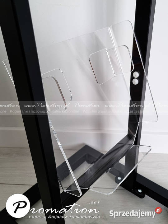 Stojak mobiny na kółkach na ulotki foldery Warszawa sprzedam